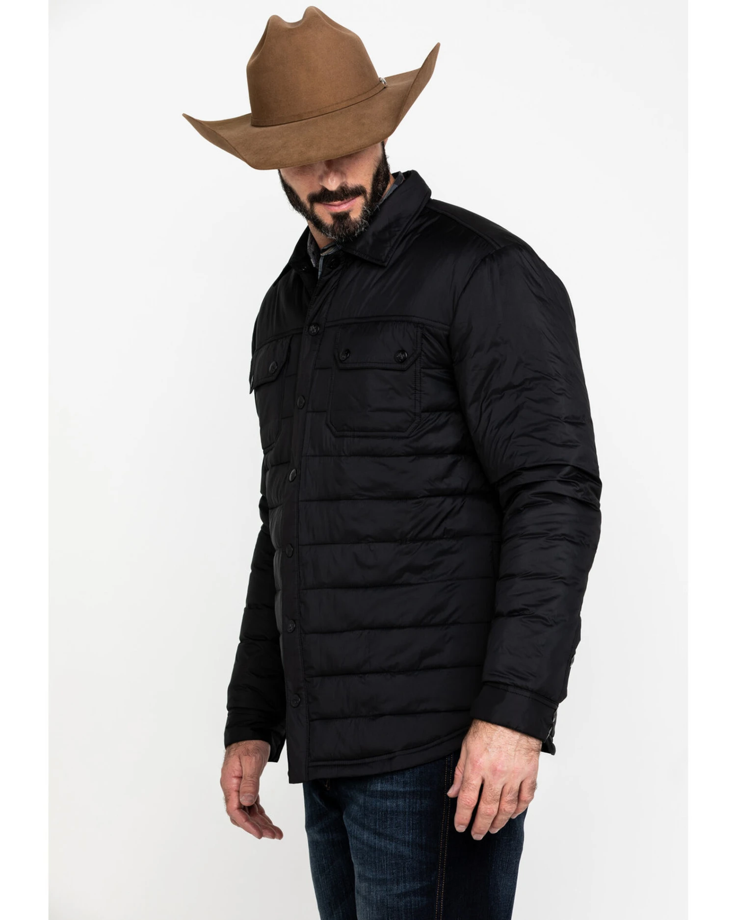 Moonshine Spirit Men's Diamond Quilted Lightweight Puffer Jacket - Image 3