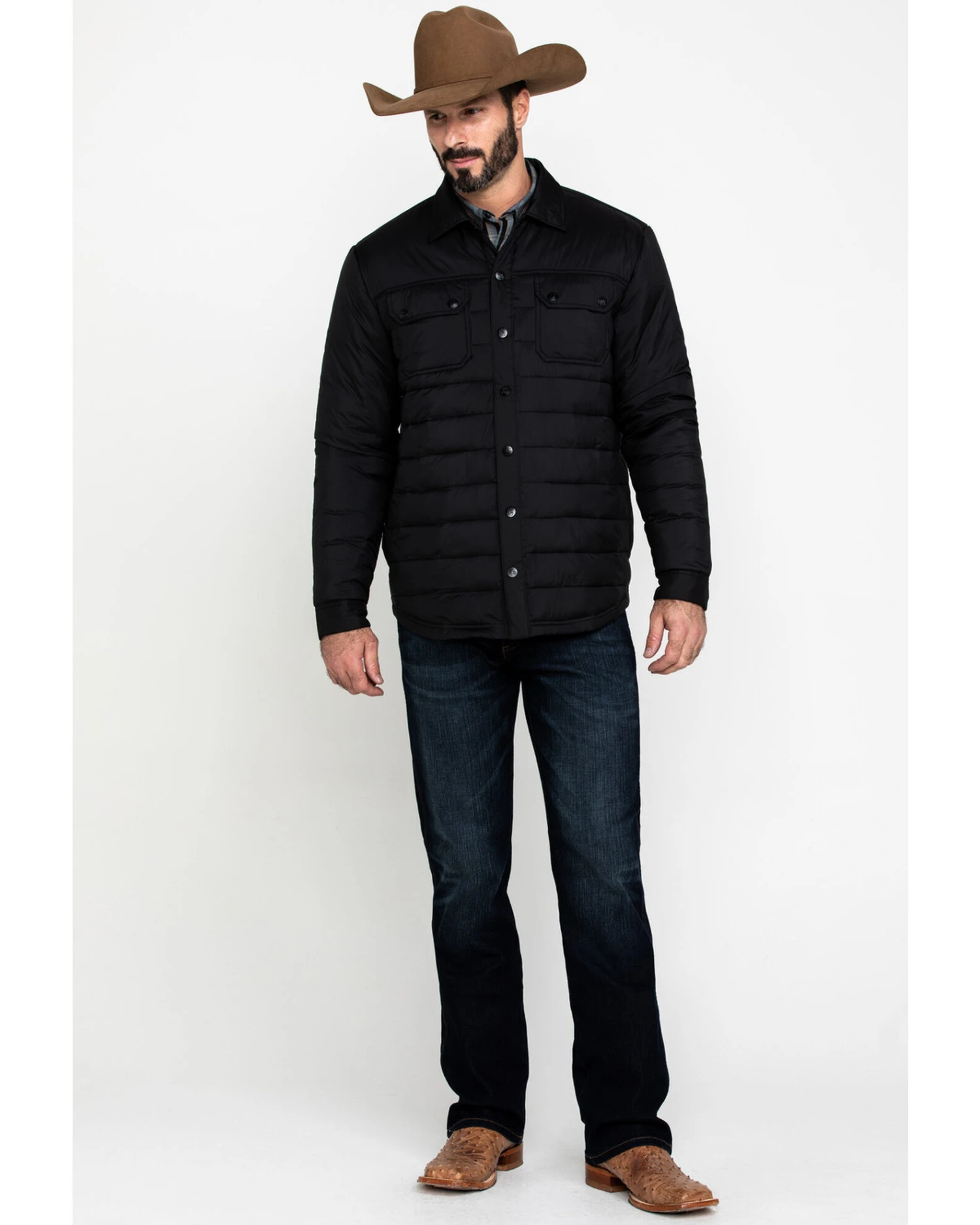 Moonshine Spirit Men's Diamond Quilted Lightweight Puffer Jacket - Image 2