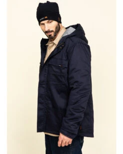 Hawx Men's FR Duck Hooded Work Jacket
