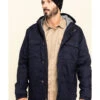 Hawx Men's FR Duck Hooded Storm-Flap Work Jacket - Big