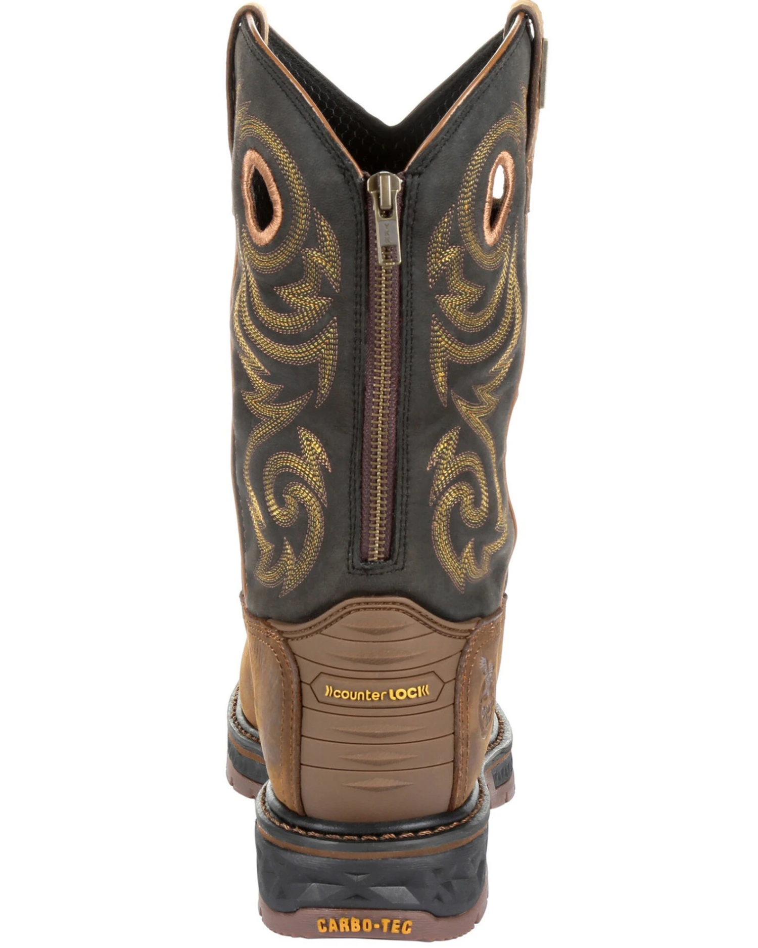 Georgia Boot Men's Carbo-Tec LT Waterproof Western Work Boots - Steel Toe