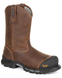 Georgia Boot Men's Rumbler Waterproof Western Work Boots - Composite Toe