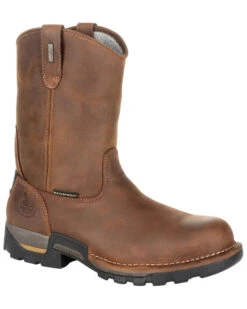 Georgia Boot Men's Eagle One Waterproof Pull On Work Boots - Soft Toe
