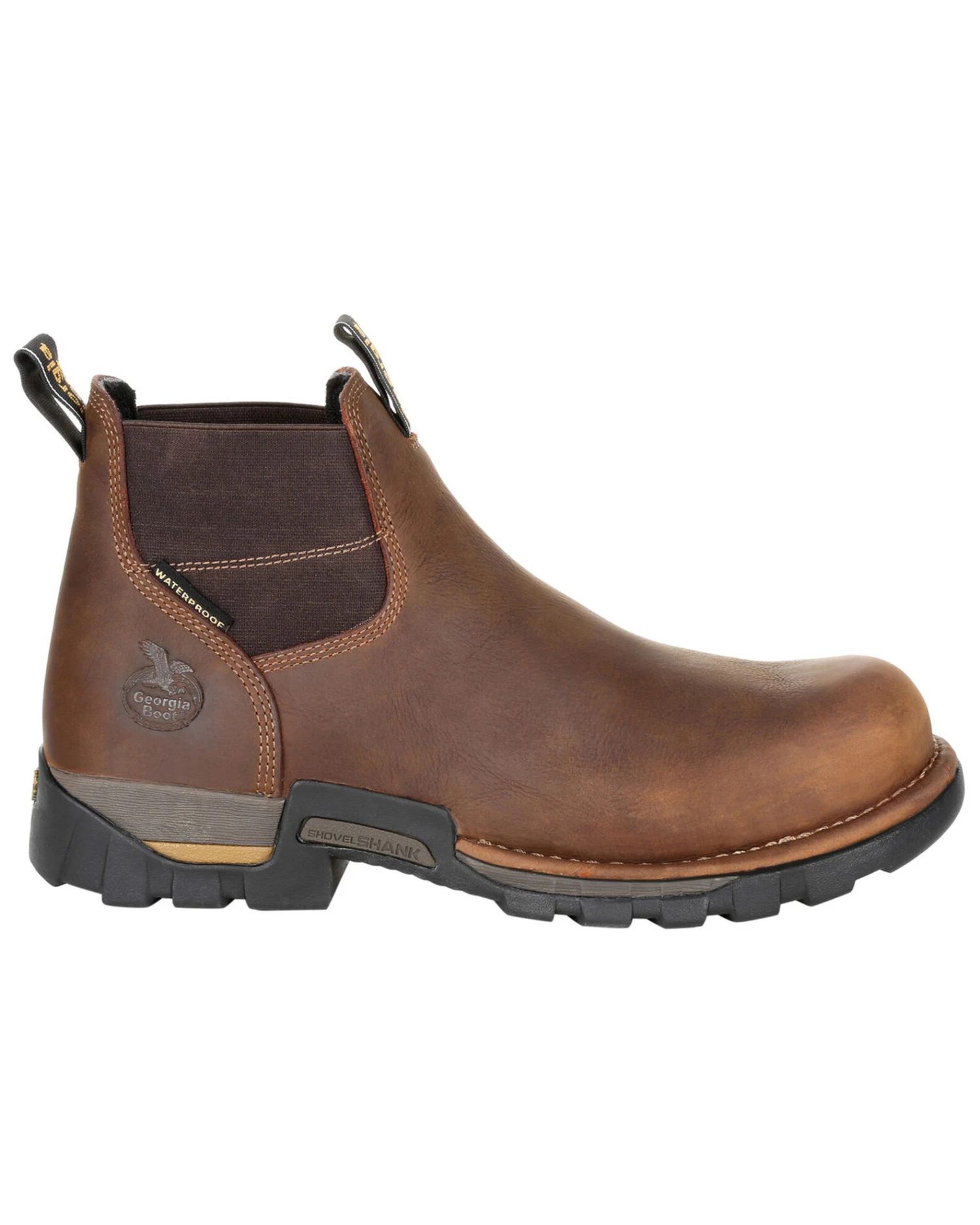 Georgia Boot Men's Eagle One Waterproof Chelsea Work Boots - Soft Toe - Image 6