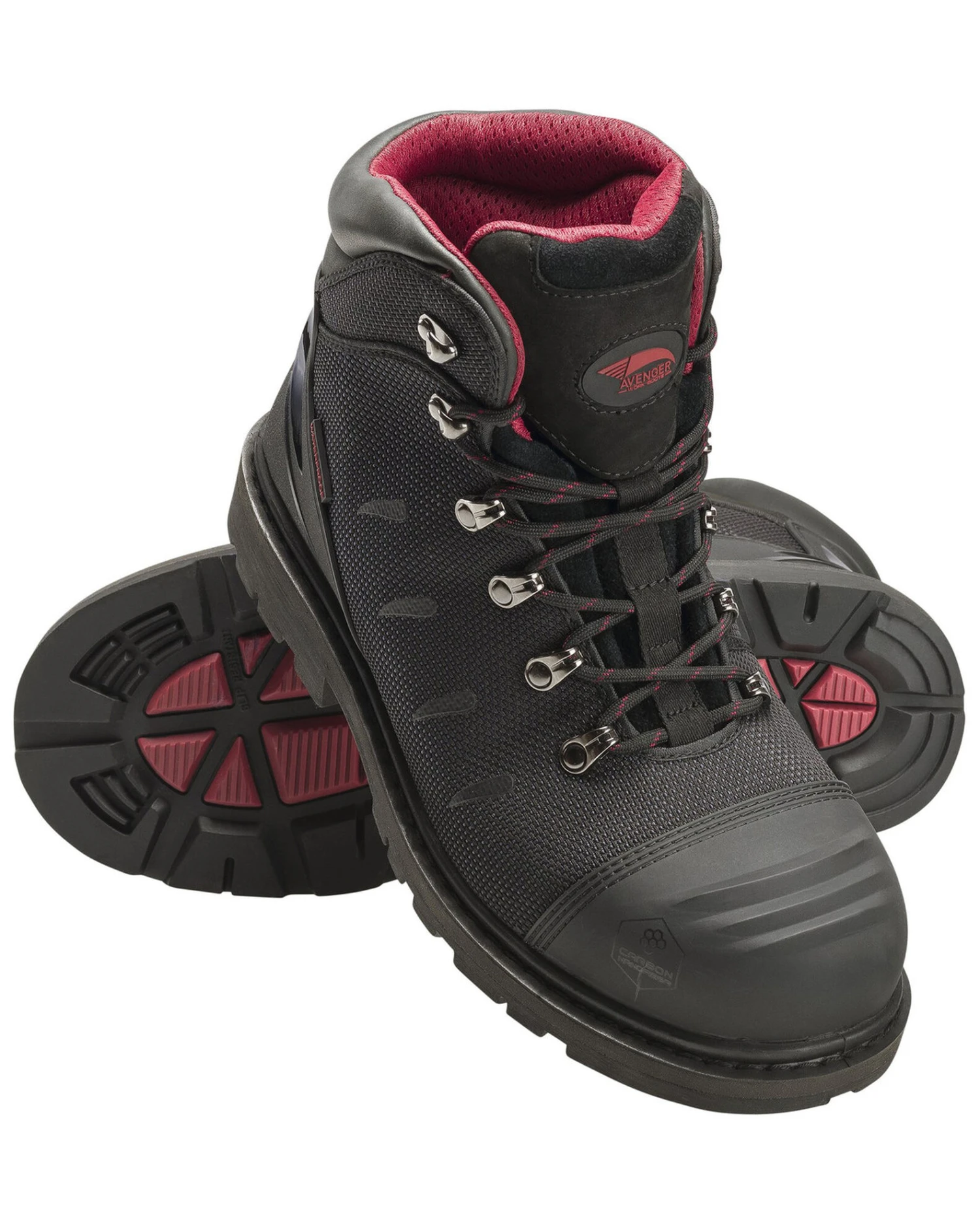 Avenger Men's AMAX 6" Work Boots - Carbon Toe - Image 3