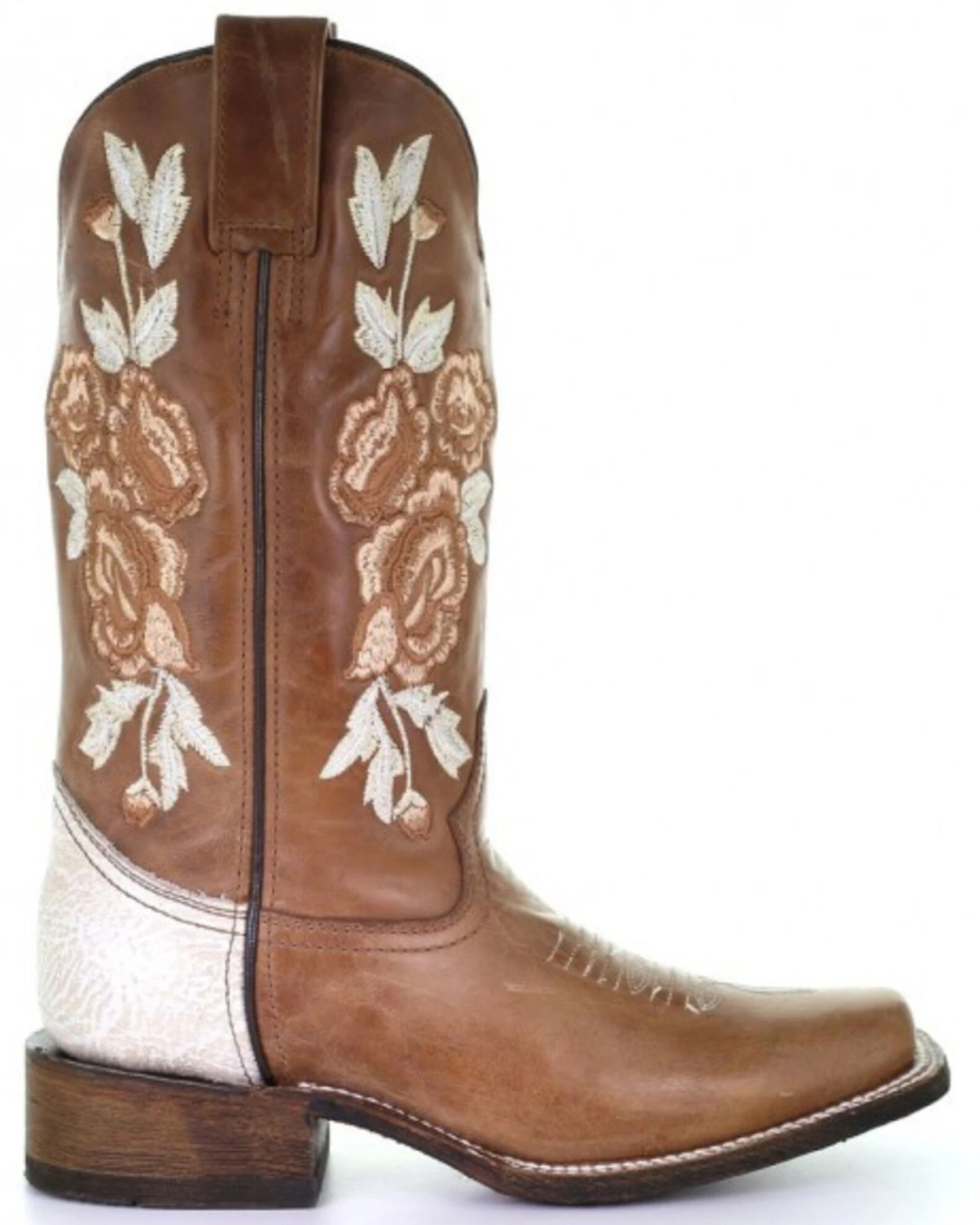 Corral Women's Honey Floral Western Boots - Square Toe - Image 2