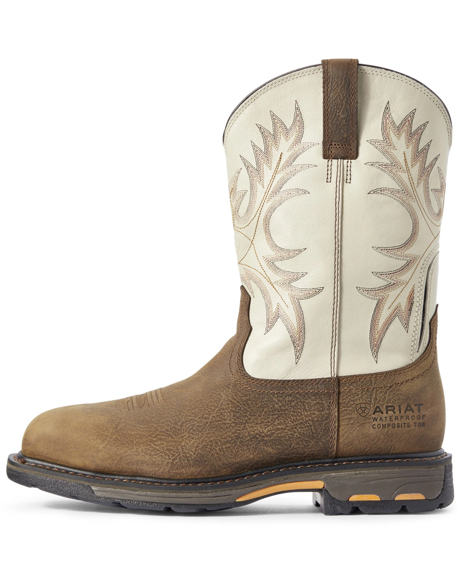 Ariat Men's Cream Workhog Western Work Boots - Composite Toe - Image 2