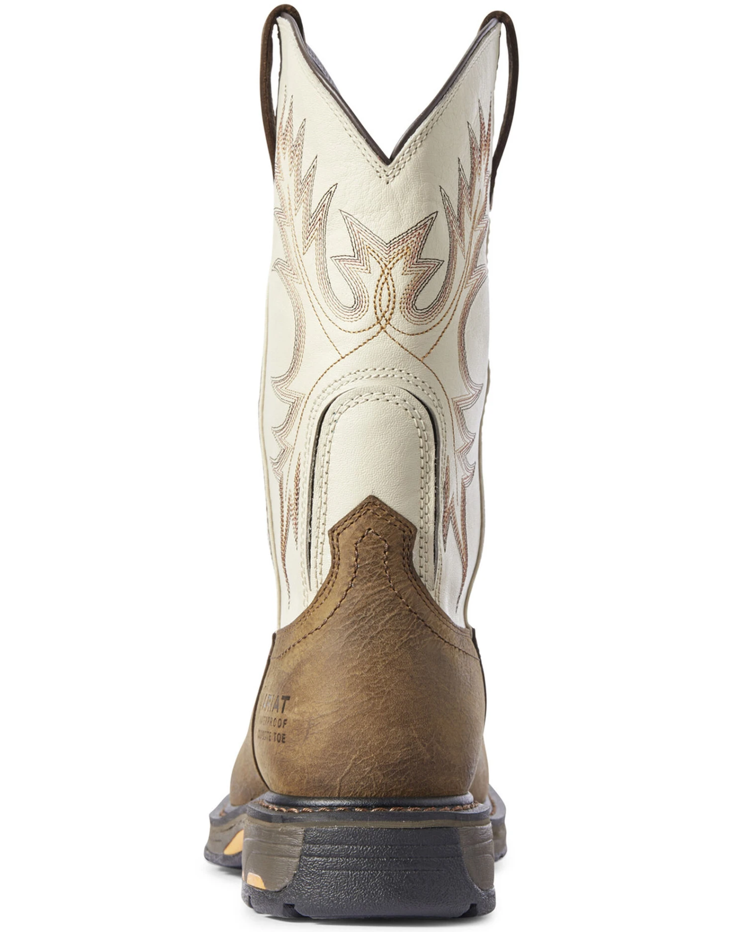 Ariat Men's Cream Workhog Western Work Boots - Composite Toe - Image 4