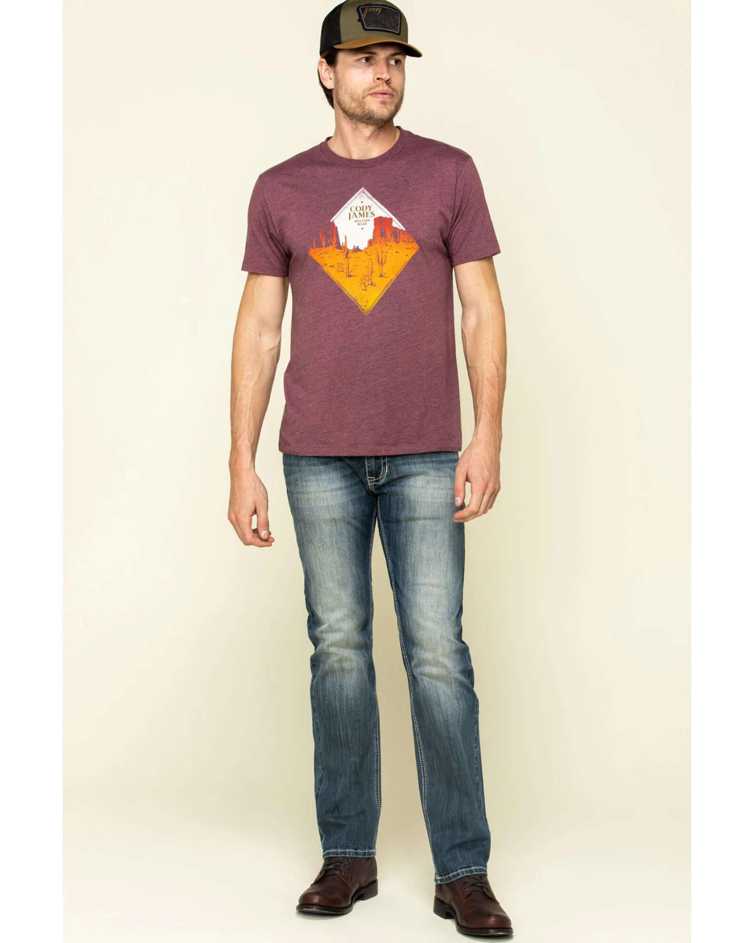 Rock & Roll Denim Men's Revolver Stretch Slim Straight Jeans - Image 4