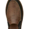 Tony Lama Women's Magdalena Exotic Print Slip-On Western Shoe - Moc Toe