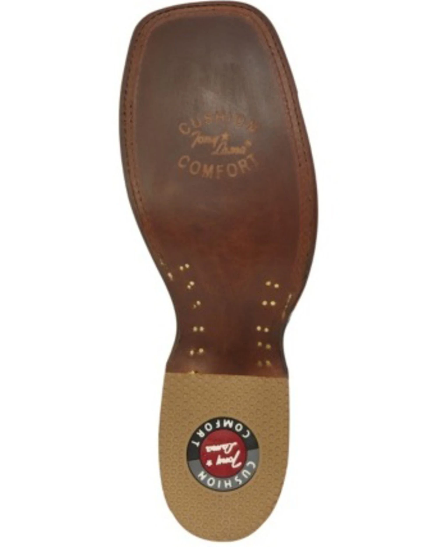 Tony Lama Men's Leviathan Chocolate Western Boots - Square Toe - Image 3