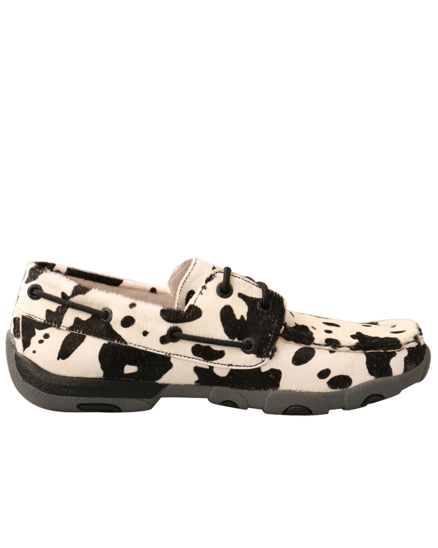 Twisted X Women's Hair On Hide Boat Shoes - Moc Toe - Image 6