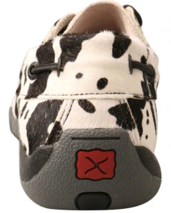 Twisted X Women's Hair On Hide Boat Shoes - Moc Toe