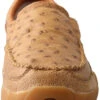 Twisted X Men's Ostrich Print Driving Shoes - Moc Toe