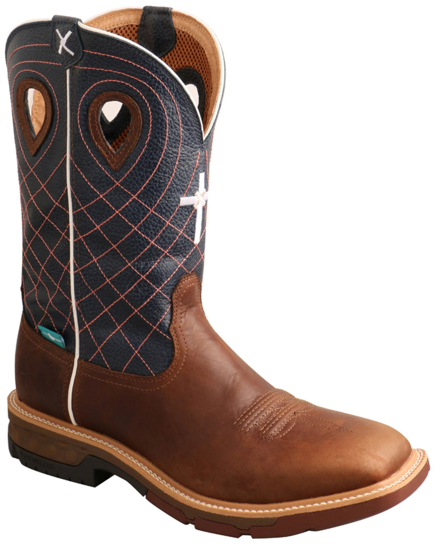 Twisted X Men's Waterproof CellStretch Western Work Boots - Soft Toe - Image 3