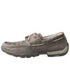 Twisted X Women's Tooled Boat Shoes - Moc Toe