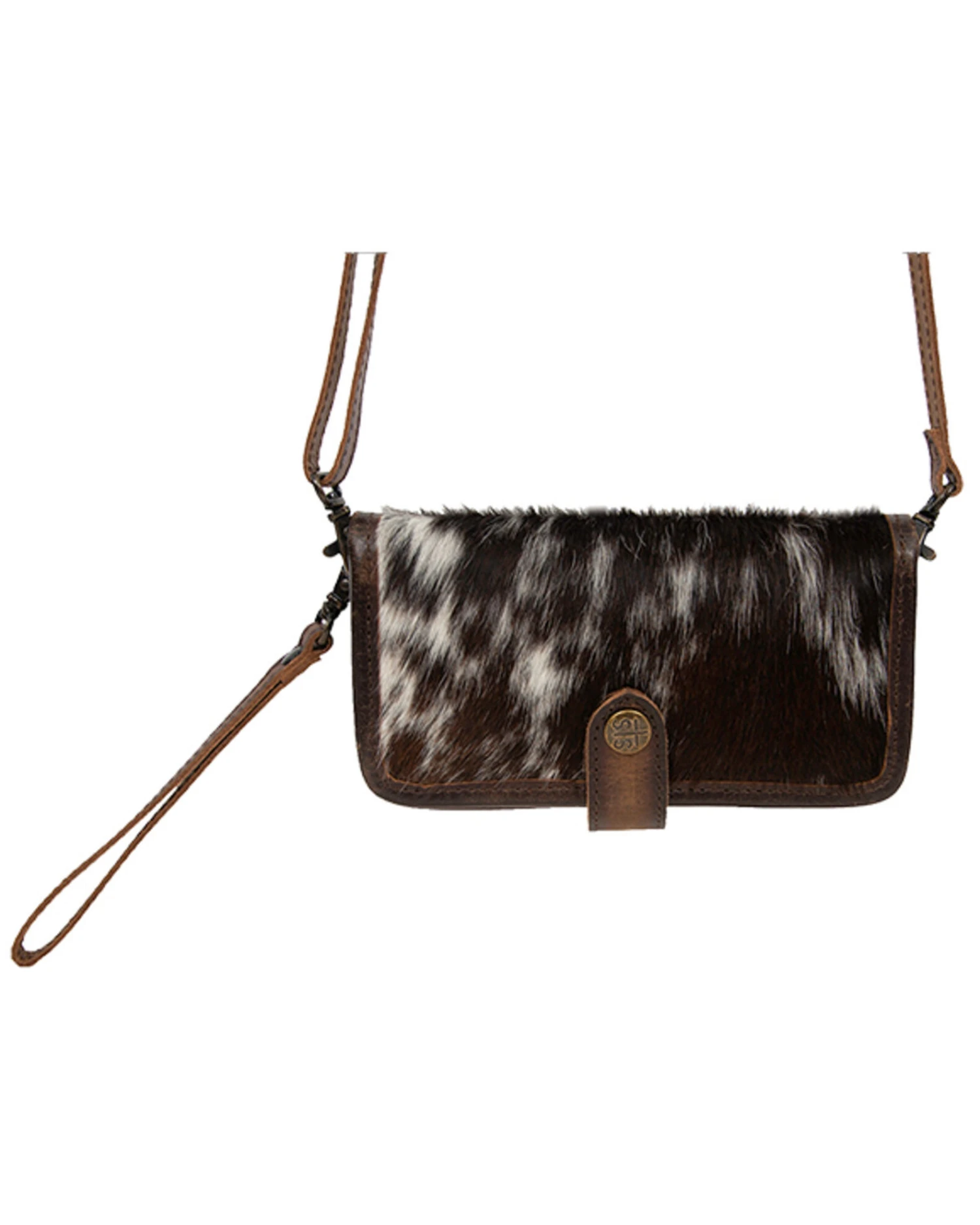 STS Ranchwear Women's Hair On Cowhide Crossbody Wallet - Image 4