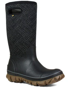 Bogs Women's Whiteout Fleck Rubber Boots - Round Toe