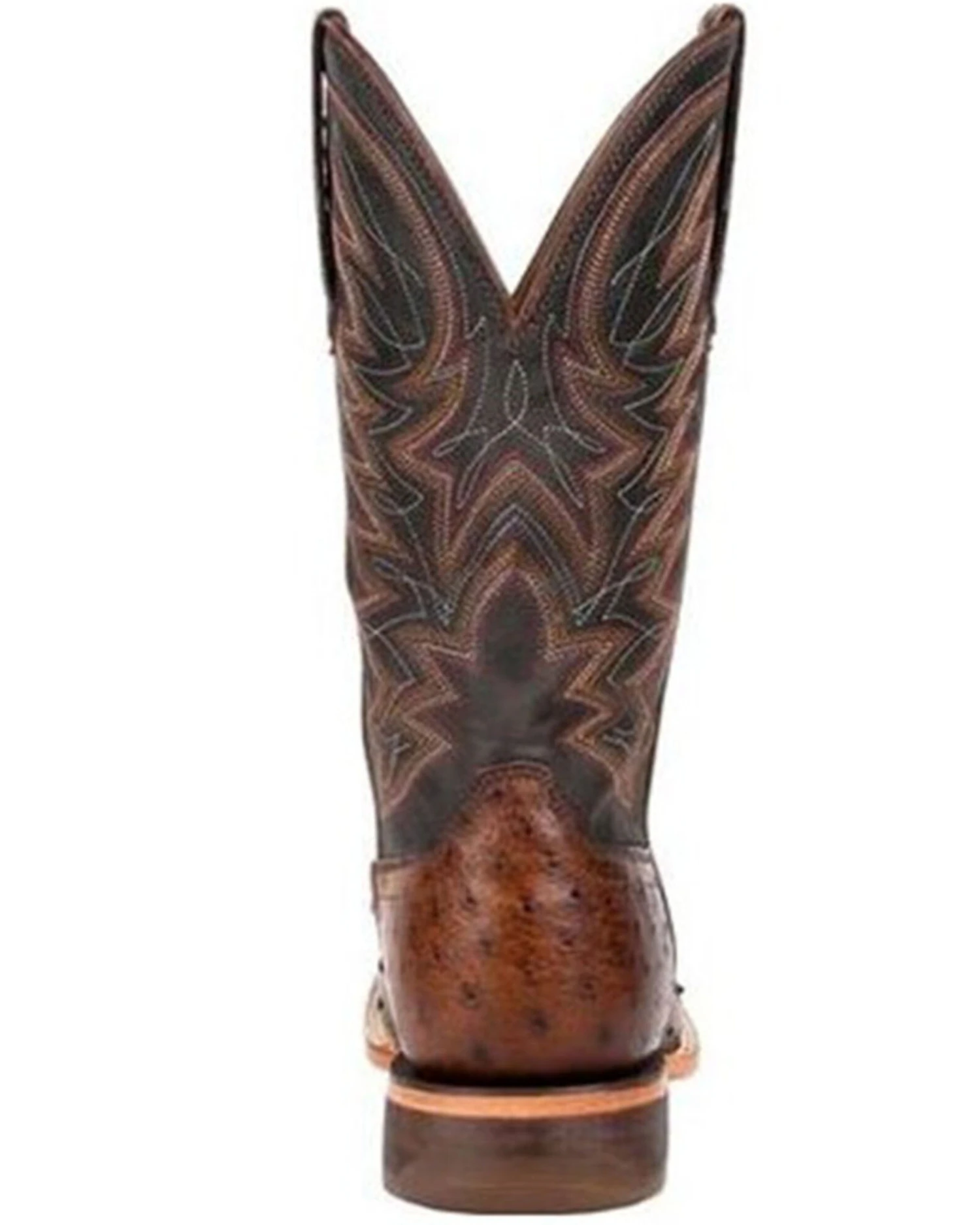 Durango Men's Brown Exotic Full-Quill Ostrich Western Boots - Square Toe