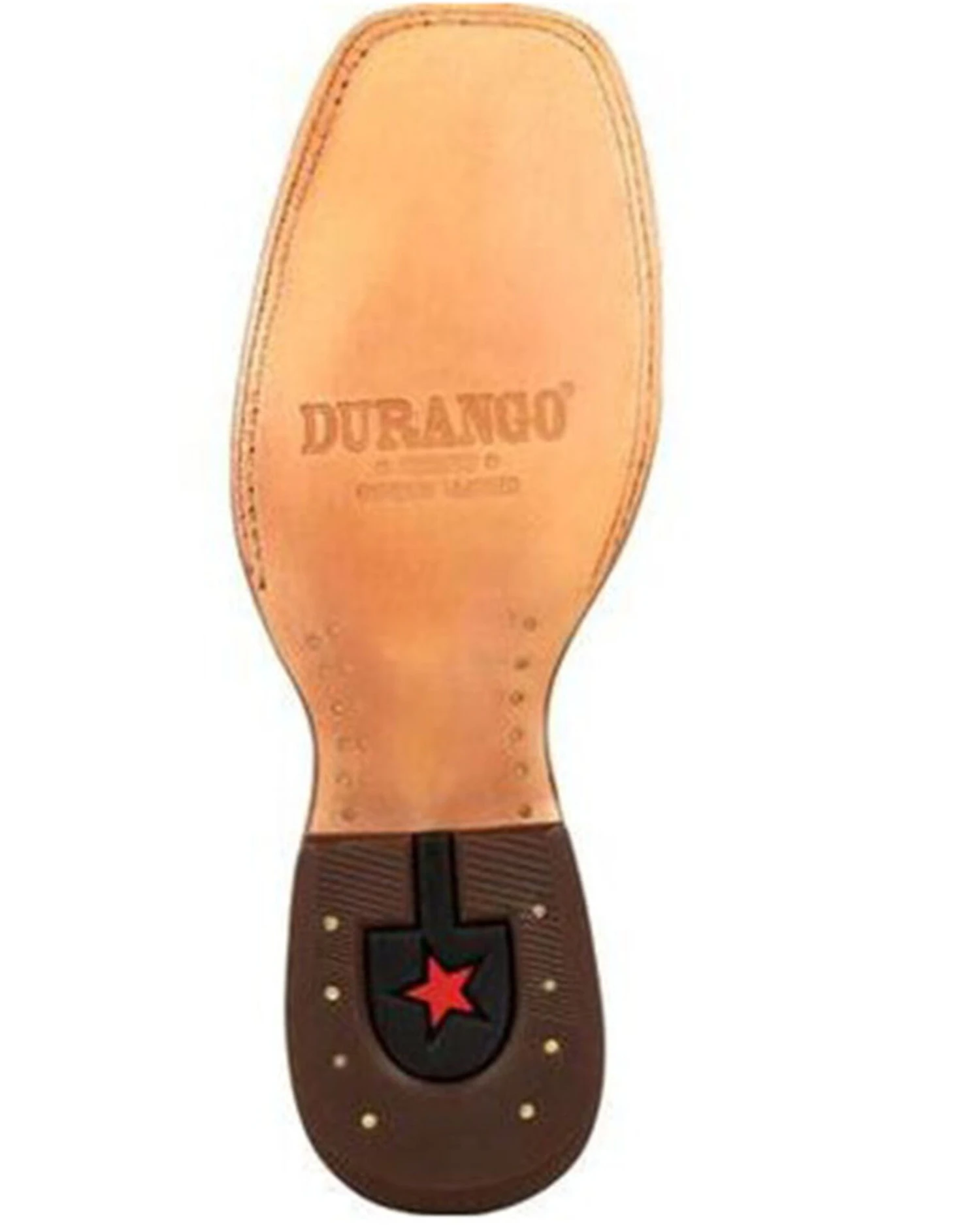 Durango Men's Brown Exotic Full-Quill Ostrich Western Boots - Square Toe - Image 6
