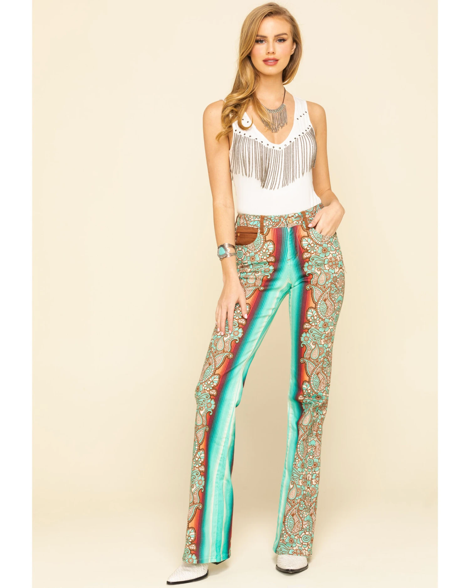 Ranch Dress'n Women's Durango Printed Trousers - Image 3