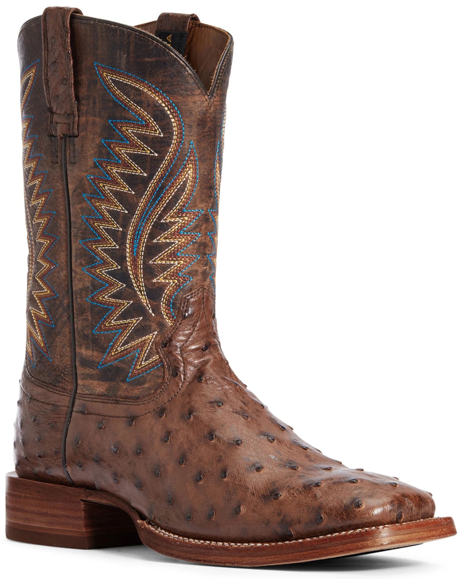 Ariat Men's Gallup Mocha Western Boots - Broad Square Toe
