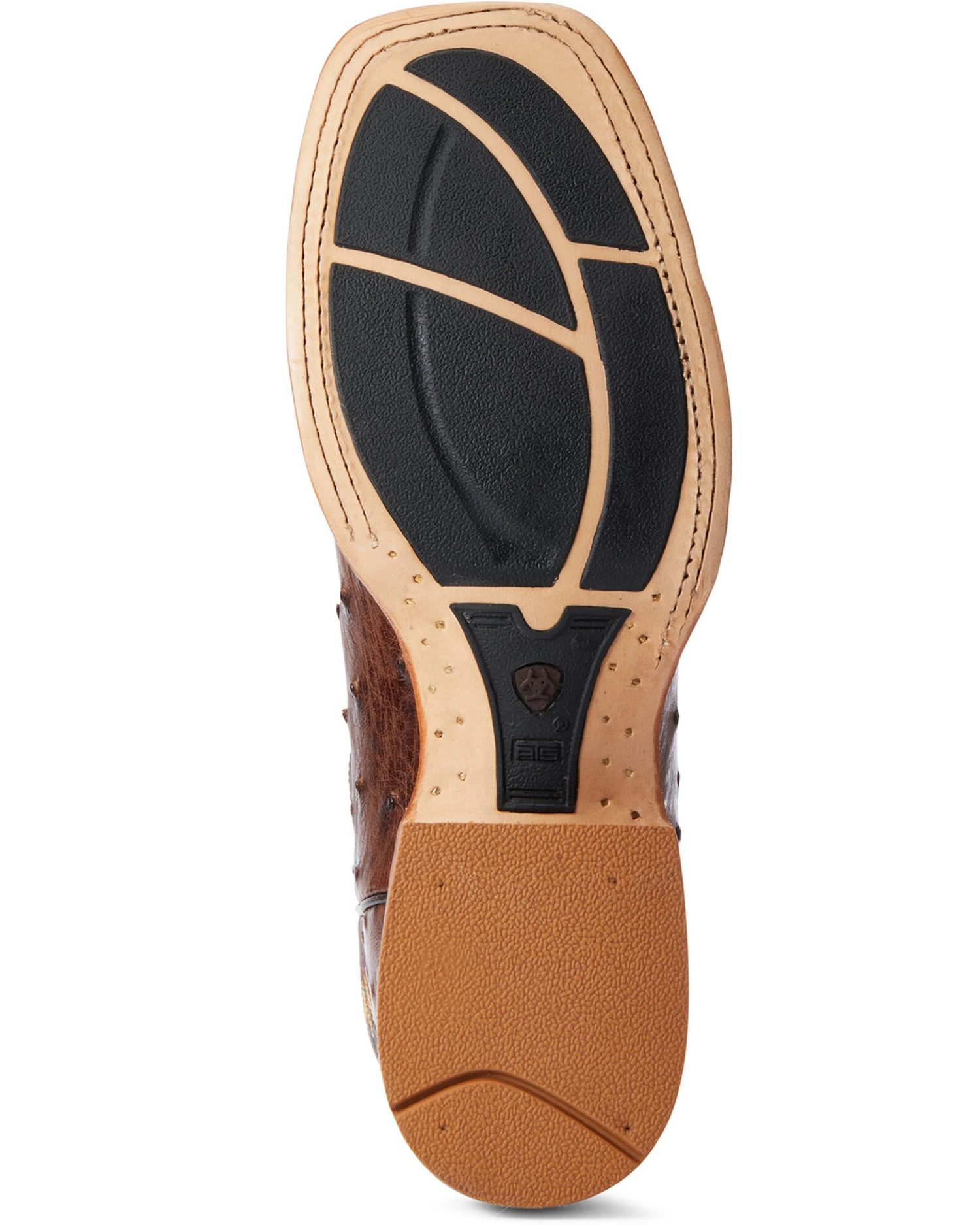 Ariat Men's Gallup Mocha Western Boots - Broad Square Toe - Image 2