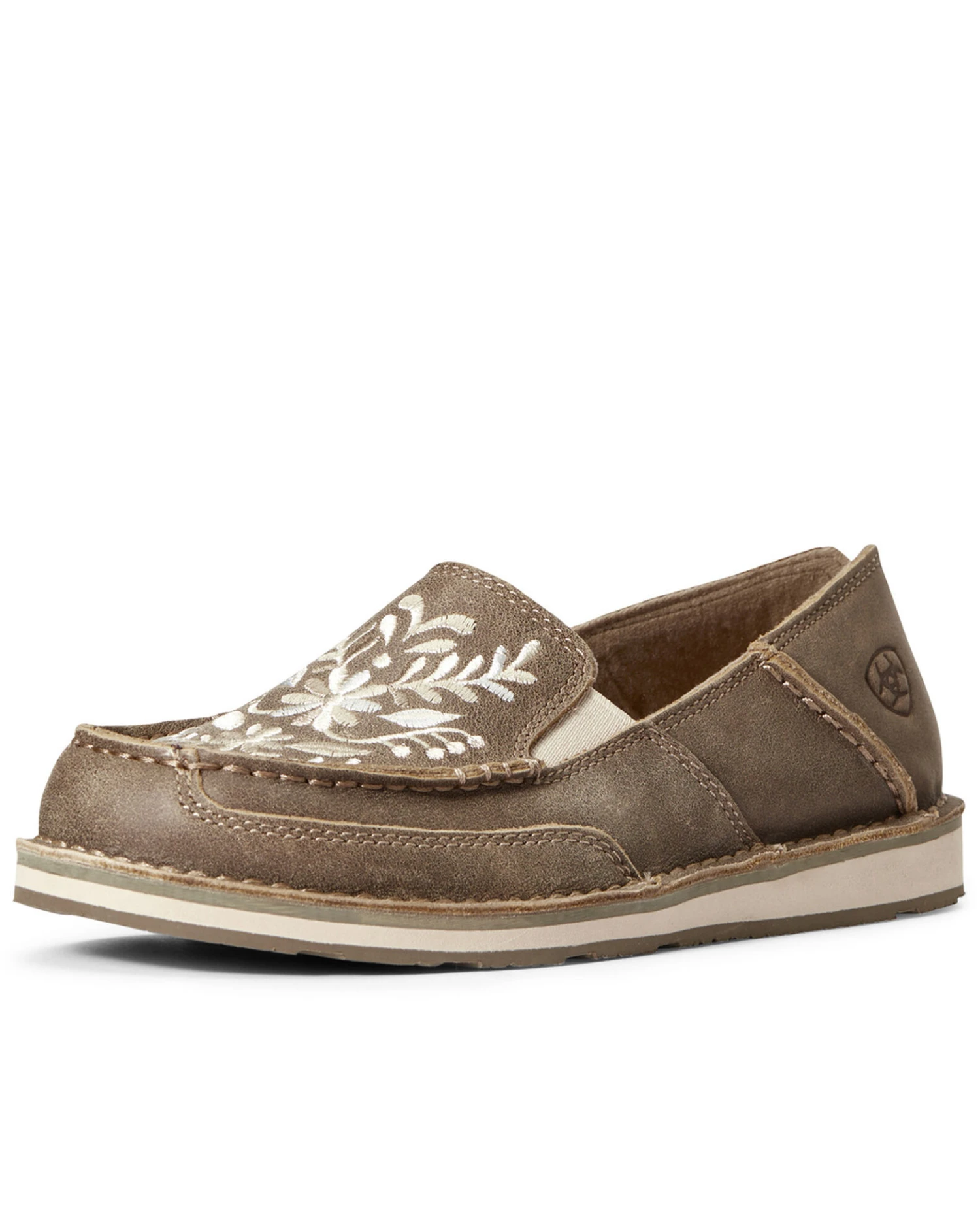 Ariat Women's Floral Cruiser Shoes - Moc Toe - Image 2