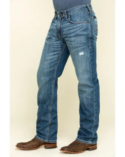 Ariat Men's Riverbend Val Stackable Rigid Relaxed Bootcut Jeans