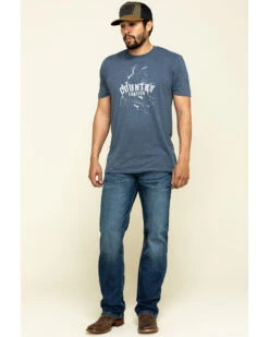 Ariat Men's M7 Rocker Summit Dark Stretch Stackable Slim Straight Jeans