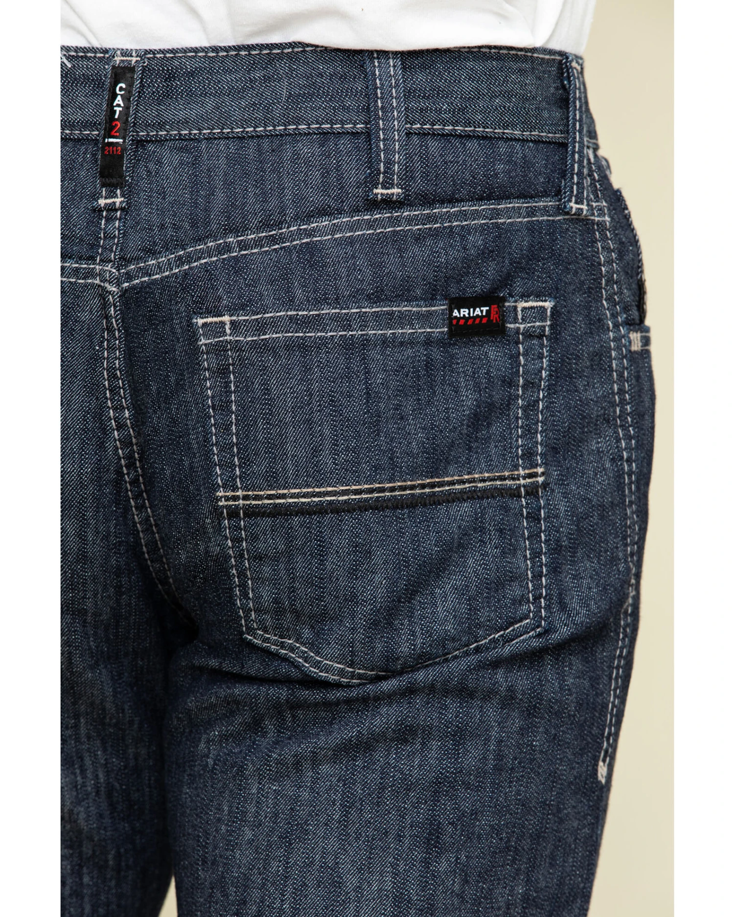 Ariat Men's M5 FR Armor Low Stretch Stackable Straight Leg Work Jeans - Image 4