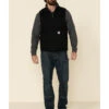 Carhartt Men's Duck Sherpa Lined Mock Neck Work Vest - Tall