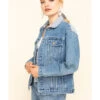 Rolla's Women's Medium Contrast Back Yoke Denim Jacket