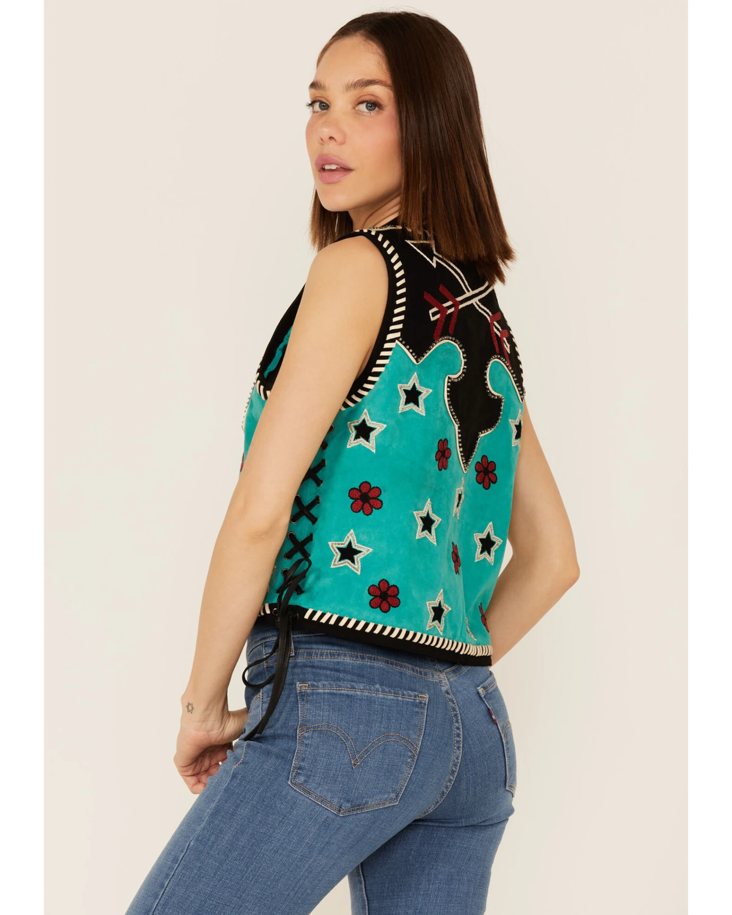 Double D Ranch Women's Roping The Wind Vest - Image 2