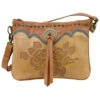 American West Women's Texas Rose Crossbody Bag
