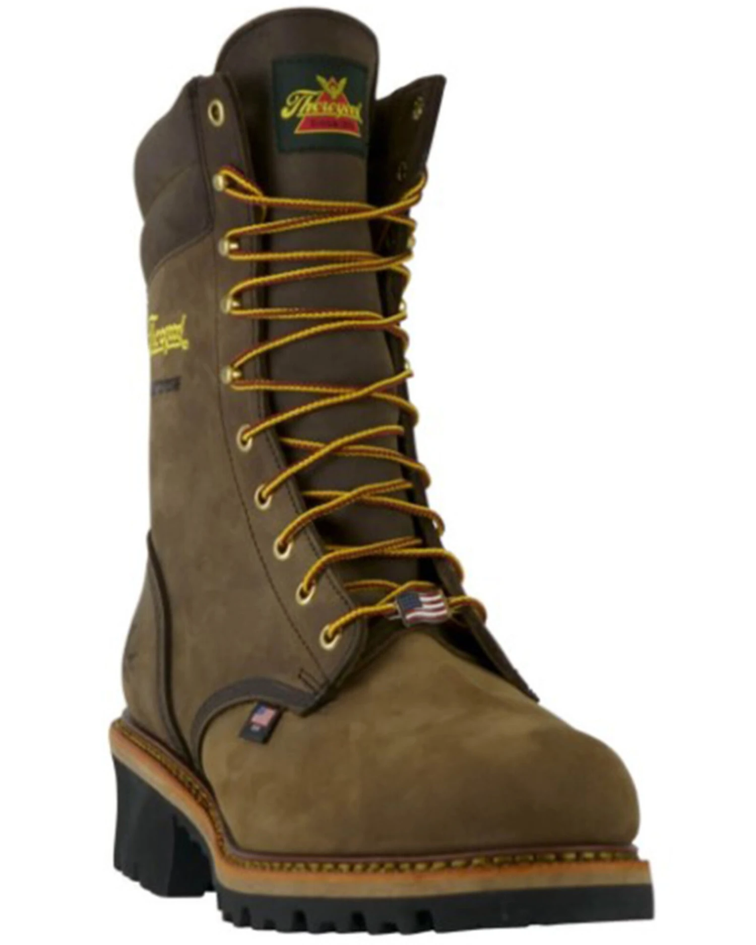 Thorogood Men's Studhorse 9" Lace-Up Waterproof Logger Work Boots - Composite Toe