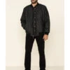 Moonshine Spirit Men's Steal Bomber Sherpa-Lined Jacket