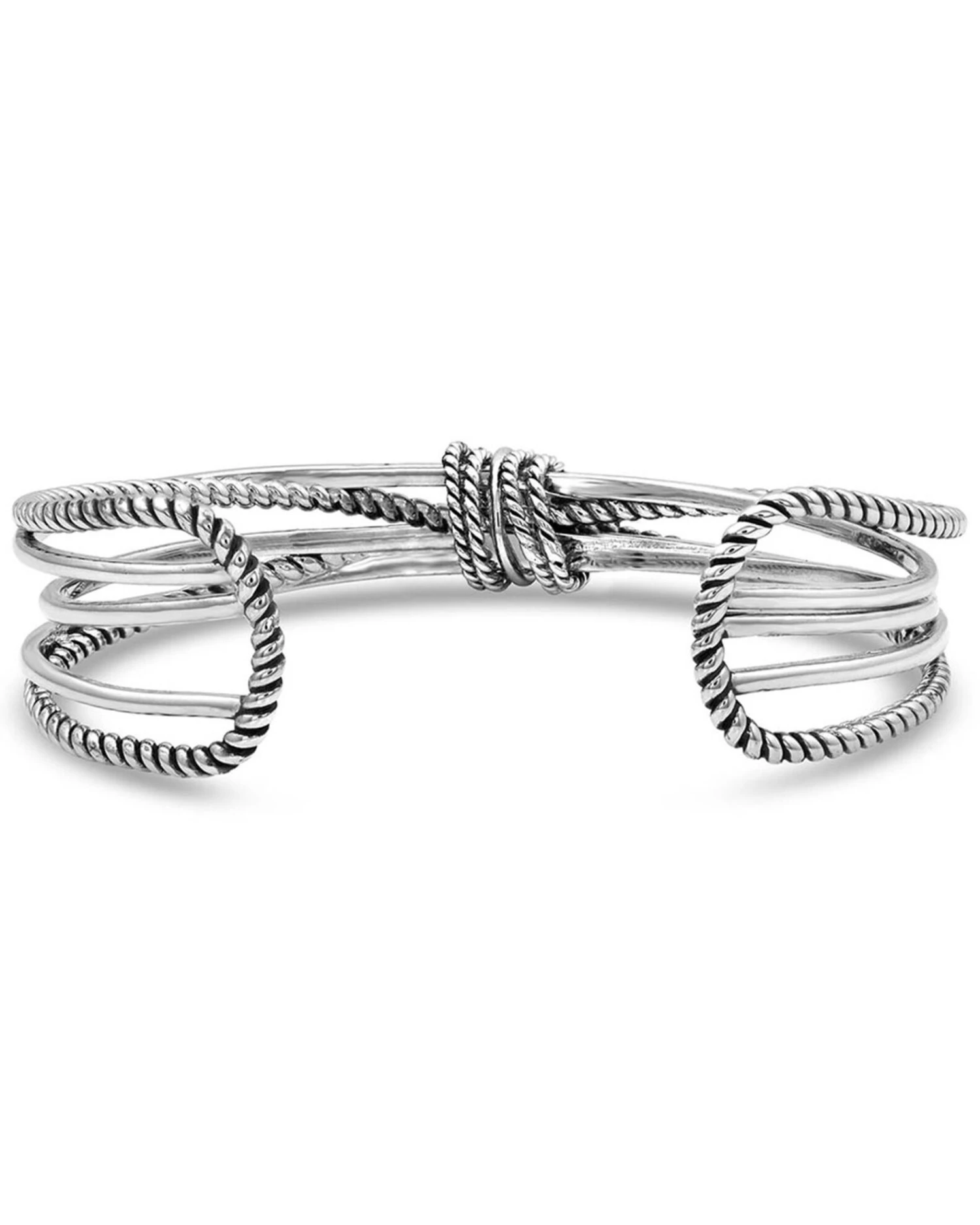 Montana Silversmiths Women's Faith On A Loop Cross Bracelet - Image 2