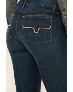 Kimes Ranch Women's Dark Wash Lola Raw Trousers