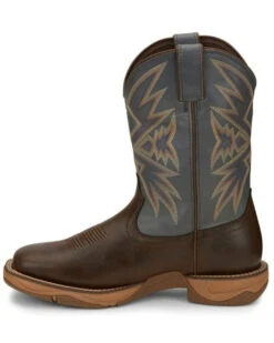 Tony Lama Men's Bartlett Coffee Western Work Boots - Soft Toe