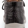 Ferrini Men's Croc Print Rogue Driving Shoes - Moc Toe