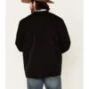 Cripple Creek Men's Black Nylon CC Barn Coat