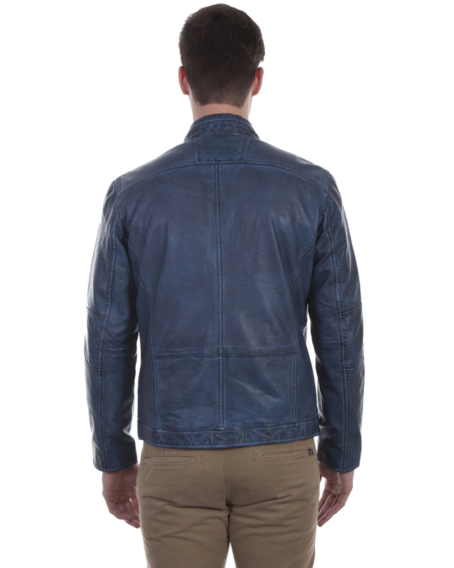 Scully Men's Denim Leather Jacket - Image 2