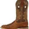 Durango Men's Rebel Full-Quill Ostrich Western Boots - Square Toe