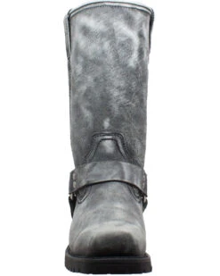 RideTecs Men's Stonewashed Harness Western Boots - Square Toe