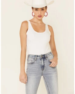 Rock & Roll Denim Women's Frayed Hem Bell Bottom Jeans