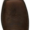 Justin Men's Fireman Brown Western Boots - Square Toe
