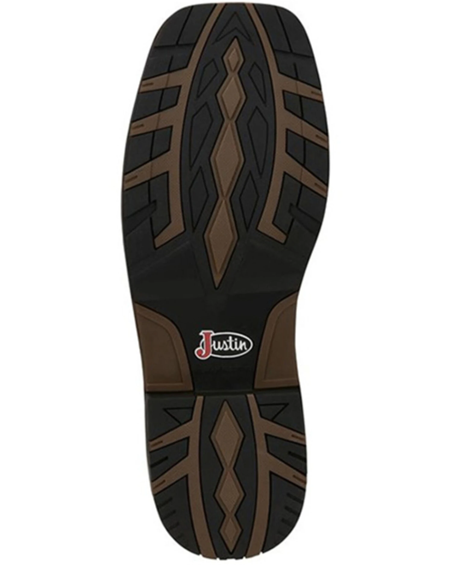 Justin Men's Waterproof Western Work Boots - Soft Toe - Image 3