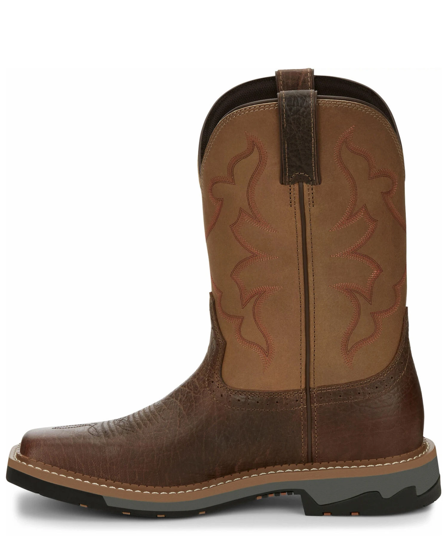 Justin Men's Carbide Western Work Boots - Soft Toe - Image 3