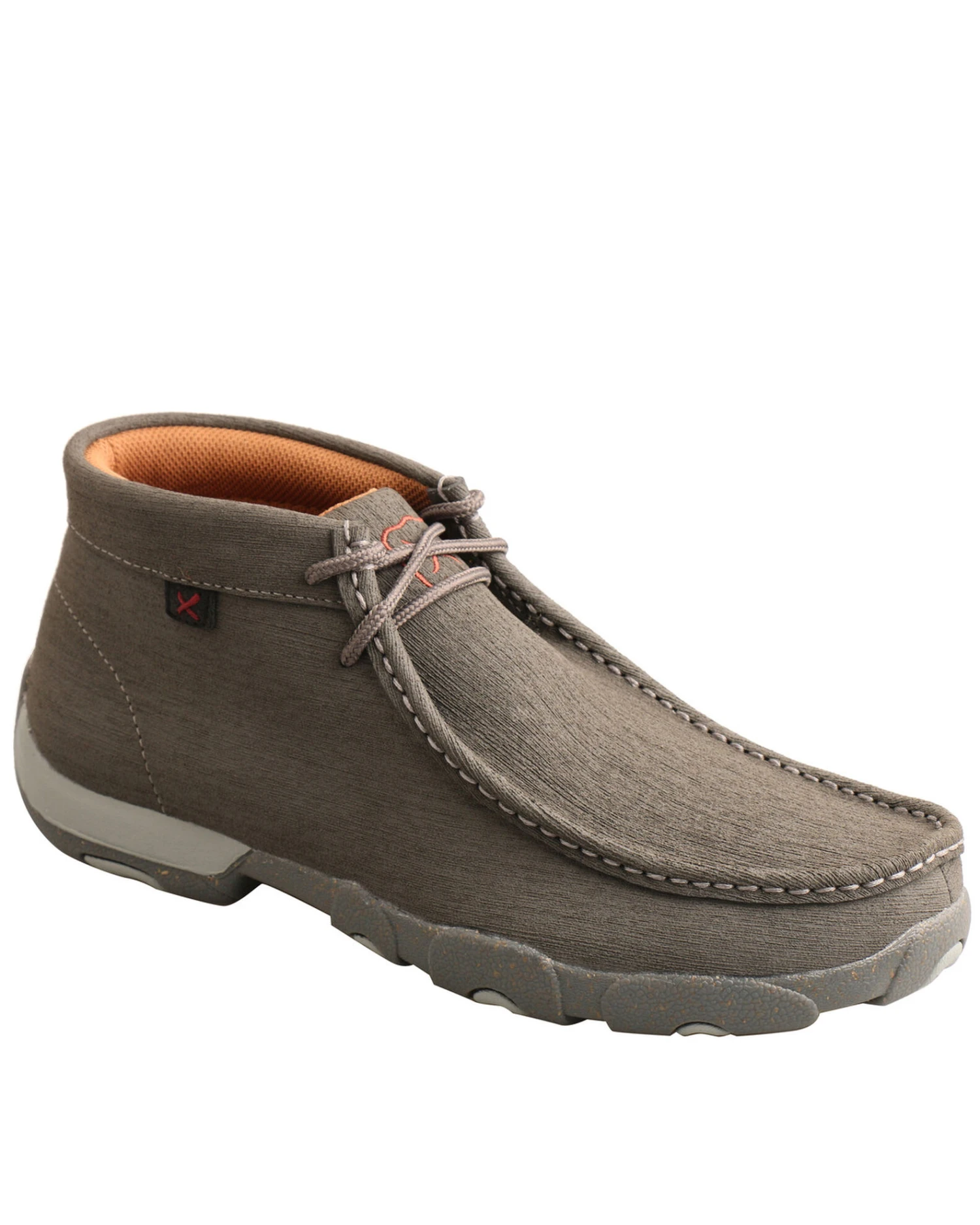 Twisted X Men's Gray Chukka Driving Shoes - Moc Toe